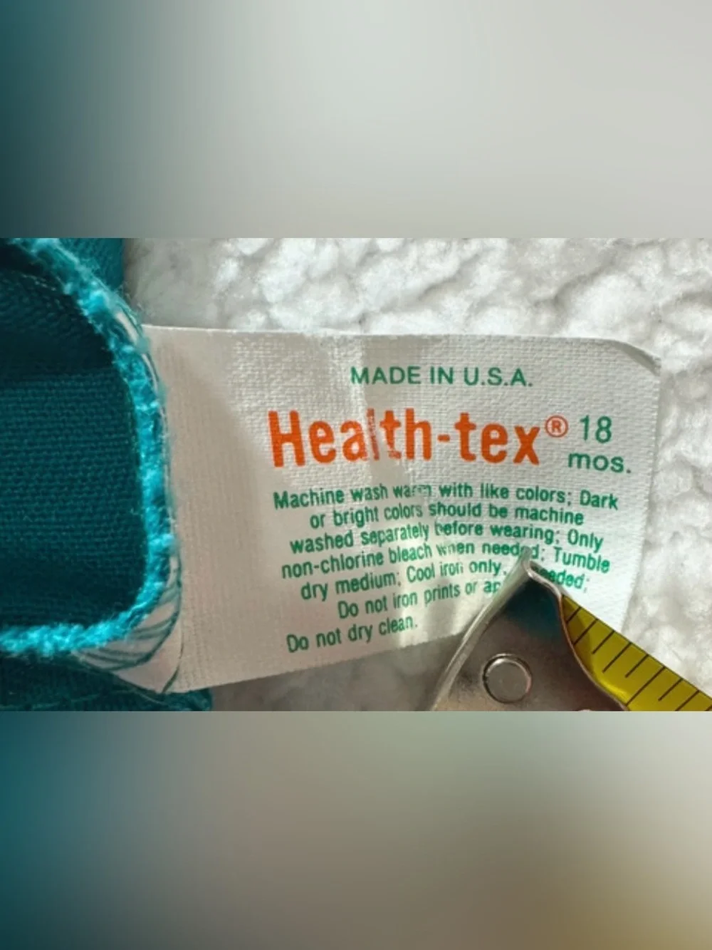 Vintage Health-Tex kids blue shorts 18 month